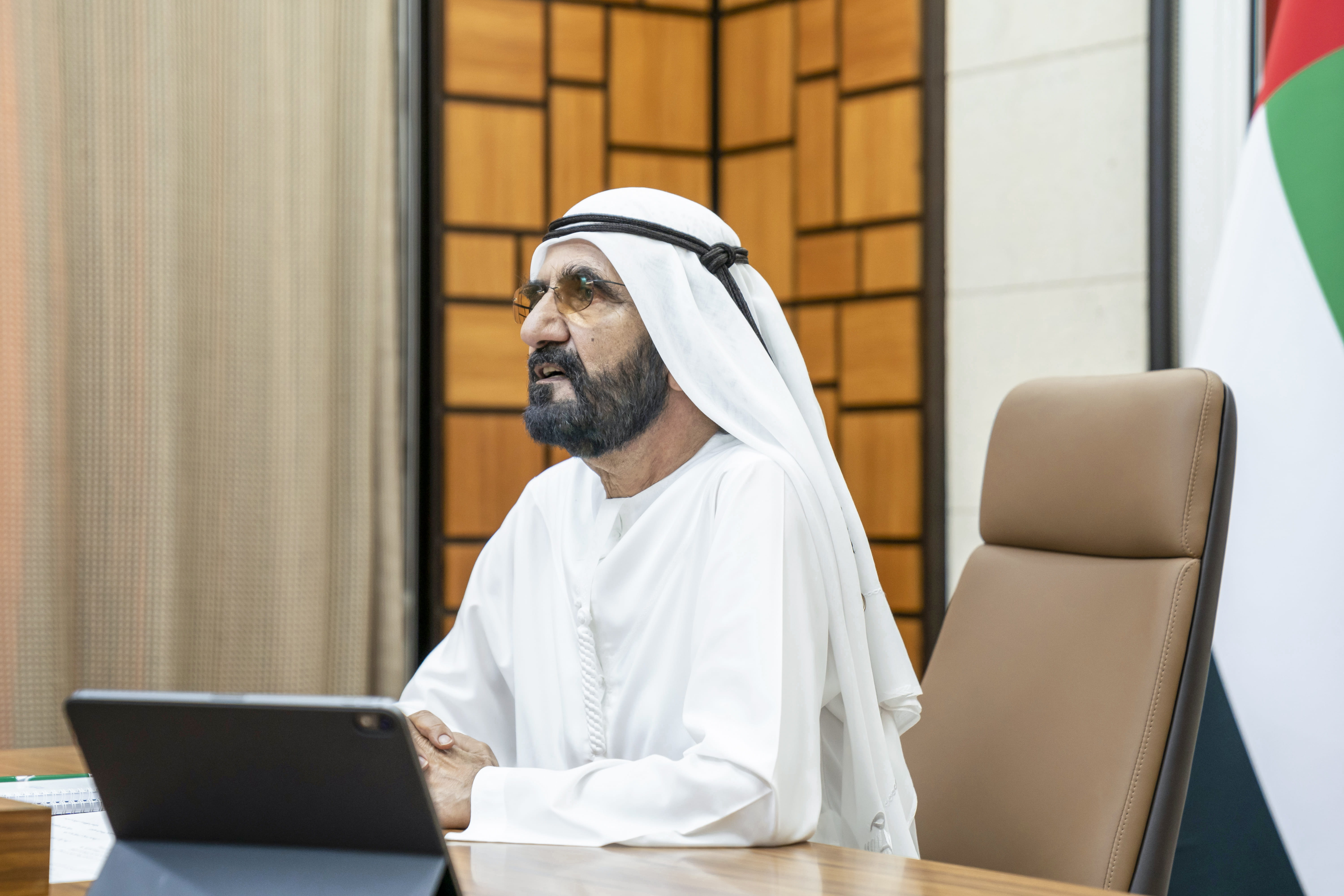 Mo Rashid Mohammed bin Rashid opens UAE Government meeting for post COVID-19