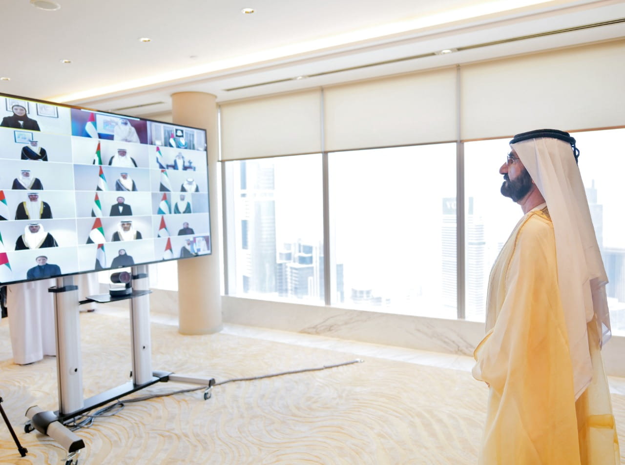 UAE Cabinet Ministers Take Their Oath Before Mohammed Bin Rashid