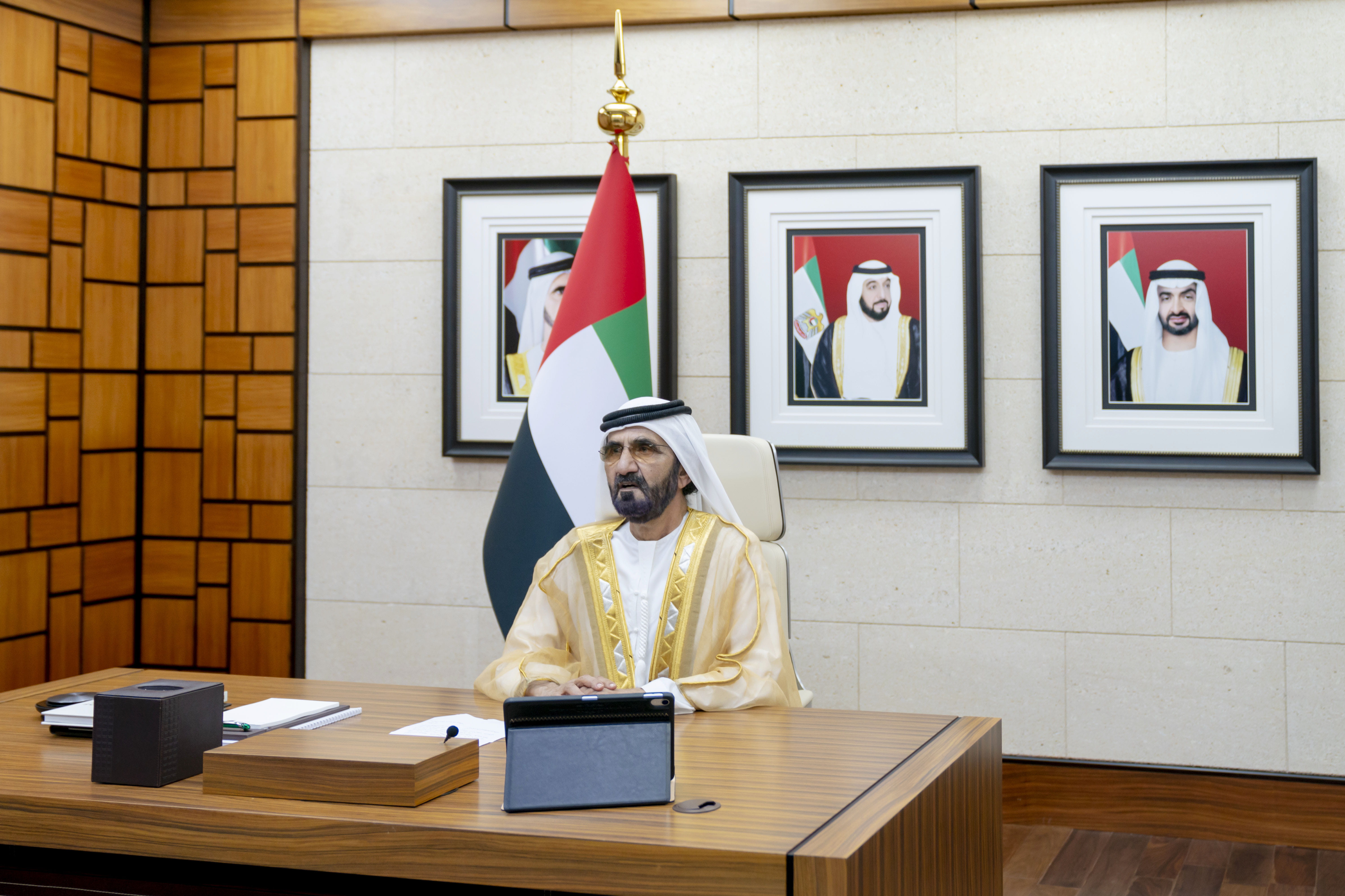 Mo Rashid Mohammed bin Rashid attends virtual graduation ceremony of UAE University
