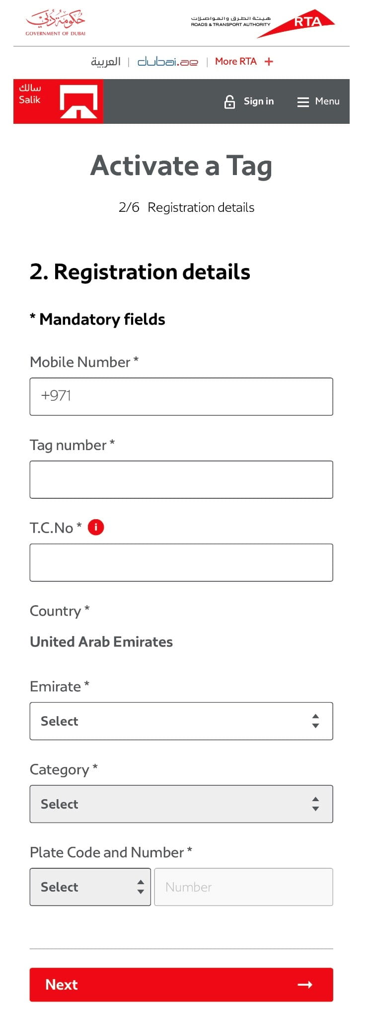 Tag register deals