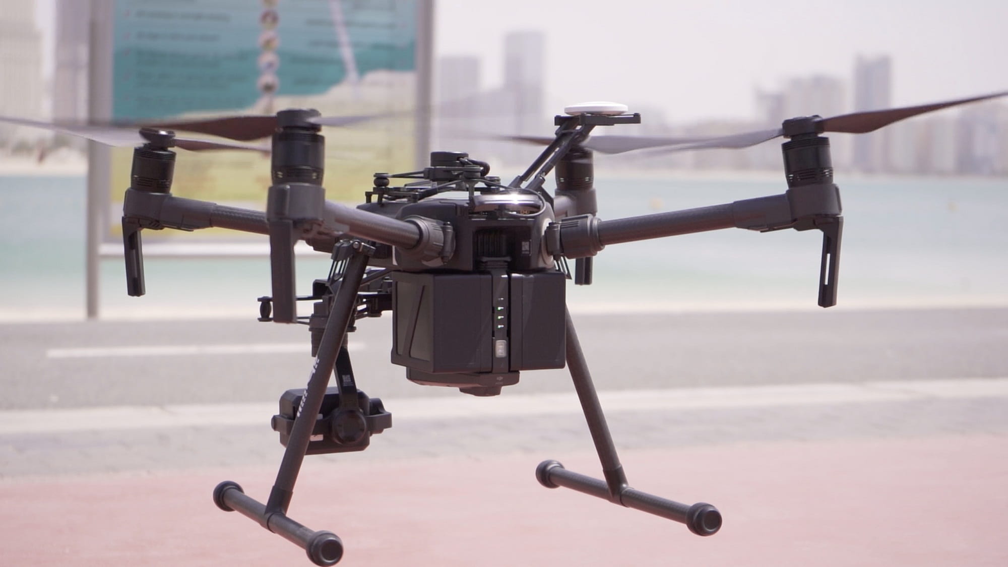 Dubai police store drones