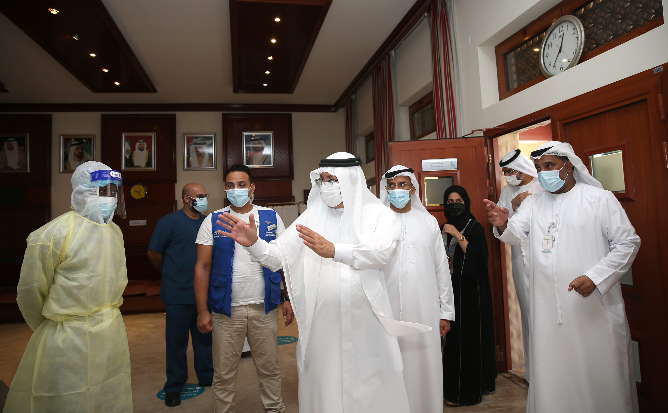 DHA Director General inspects new COVID19 testing centre