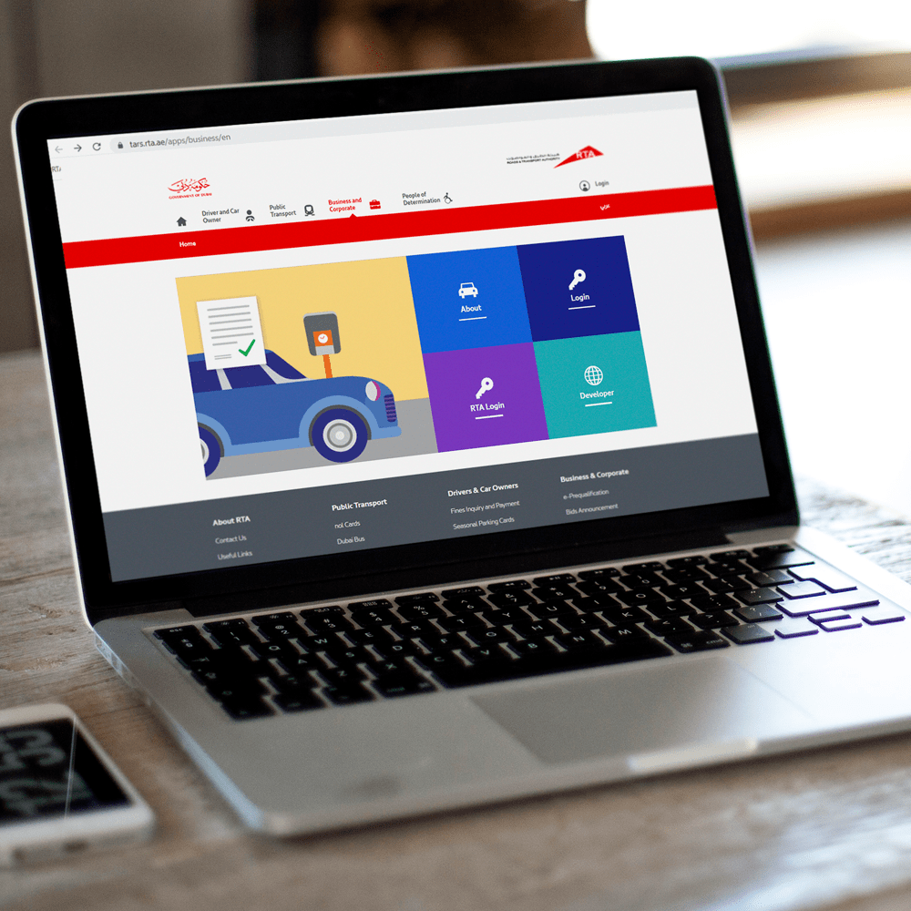 RTA launches online Transportation Activities Rental System
