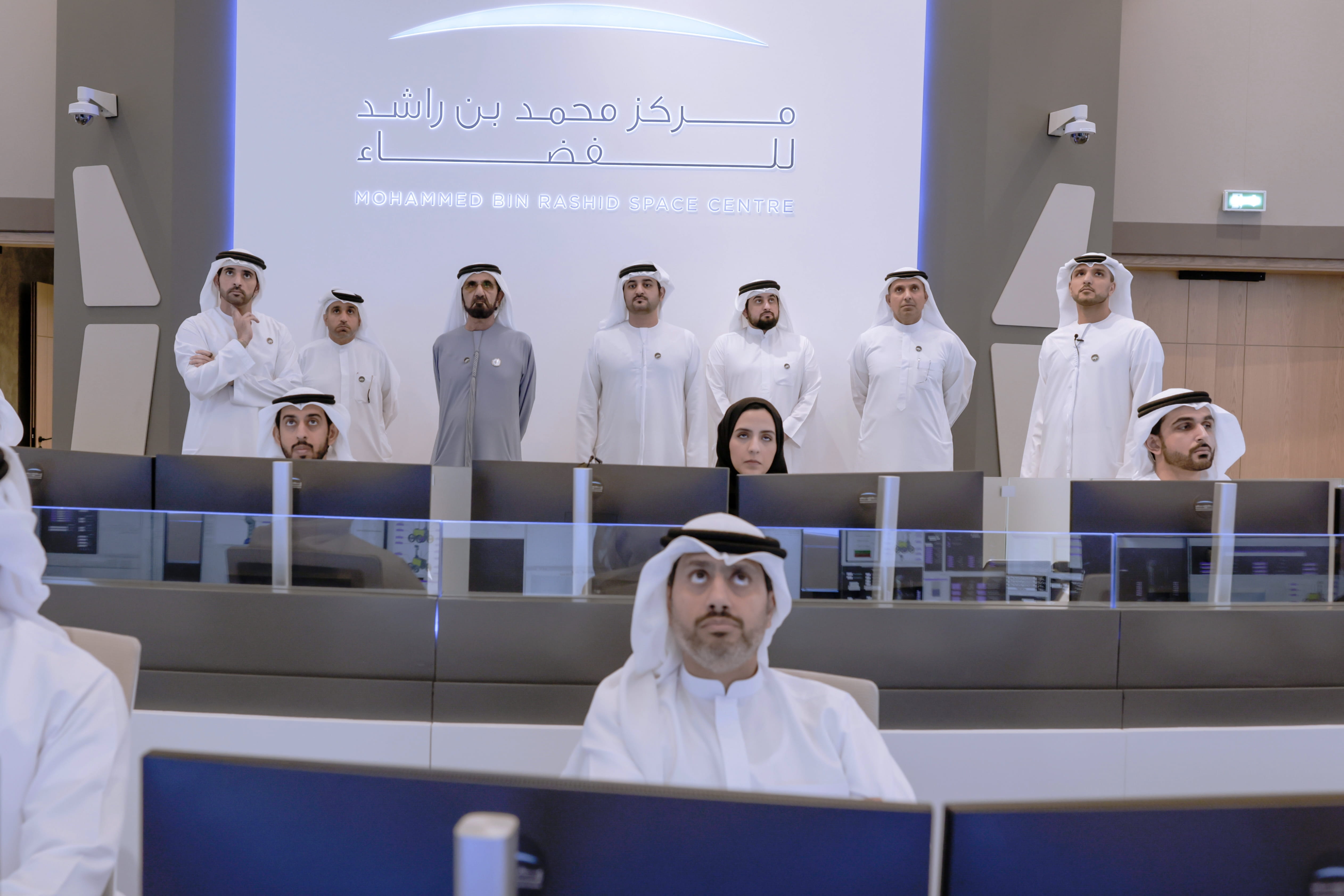 Mohammed bin Rashid witnesses the launch of Rashid Rover