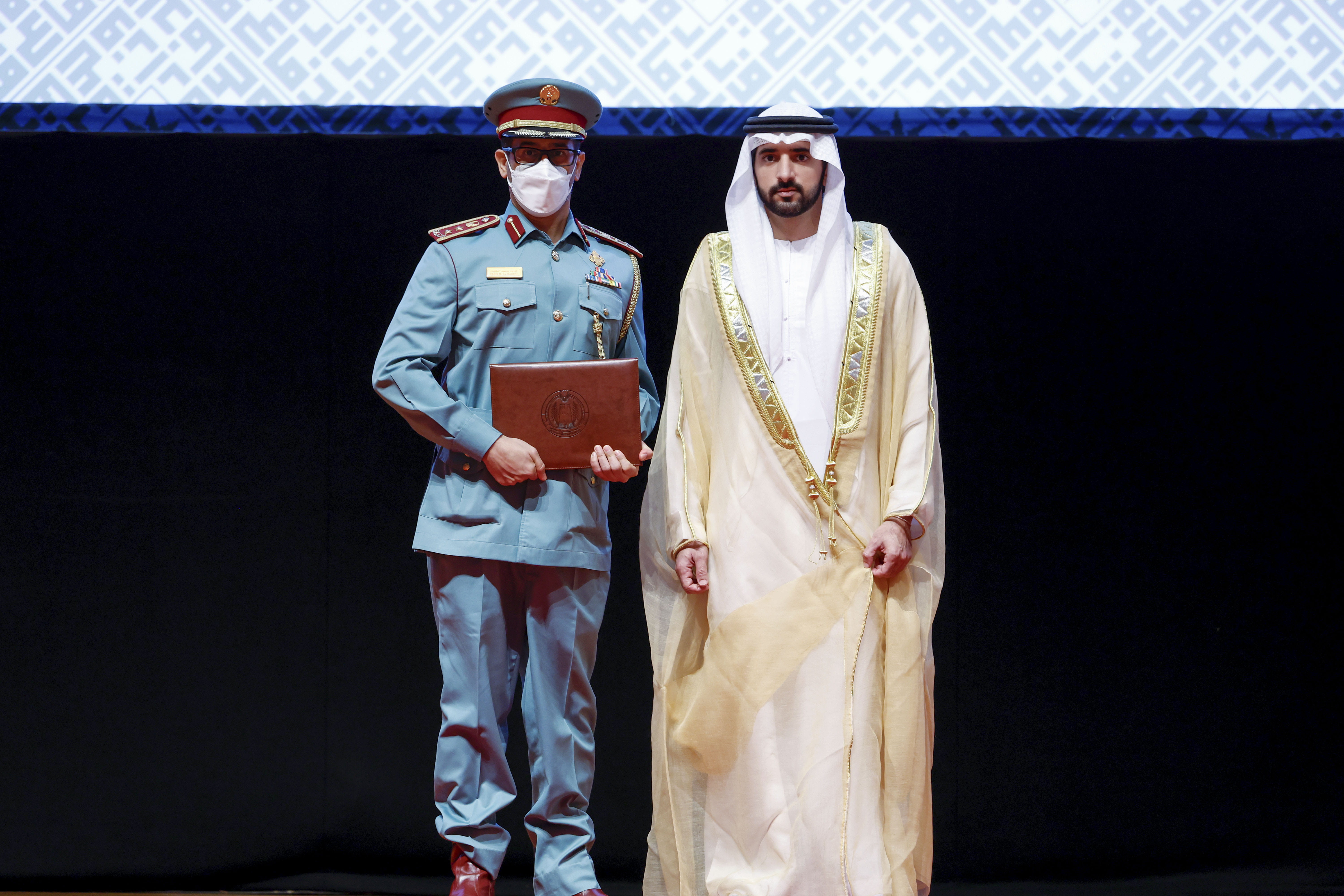 Hamdan bin Mohammed attends the graduation ceremony of the 9th batch of ...