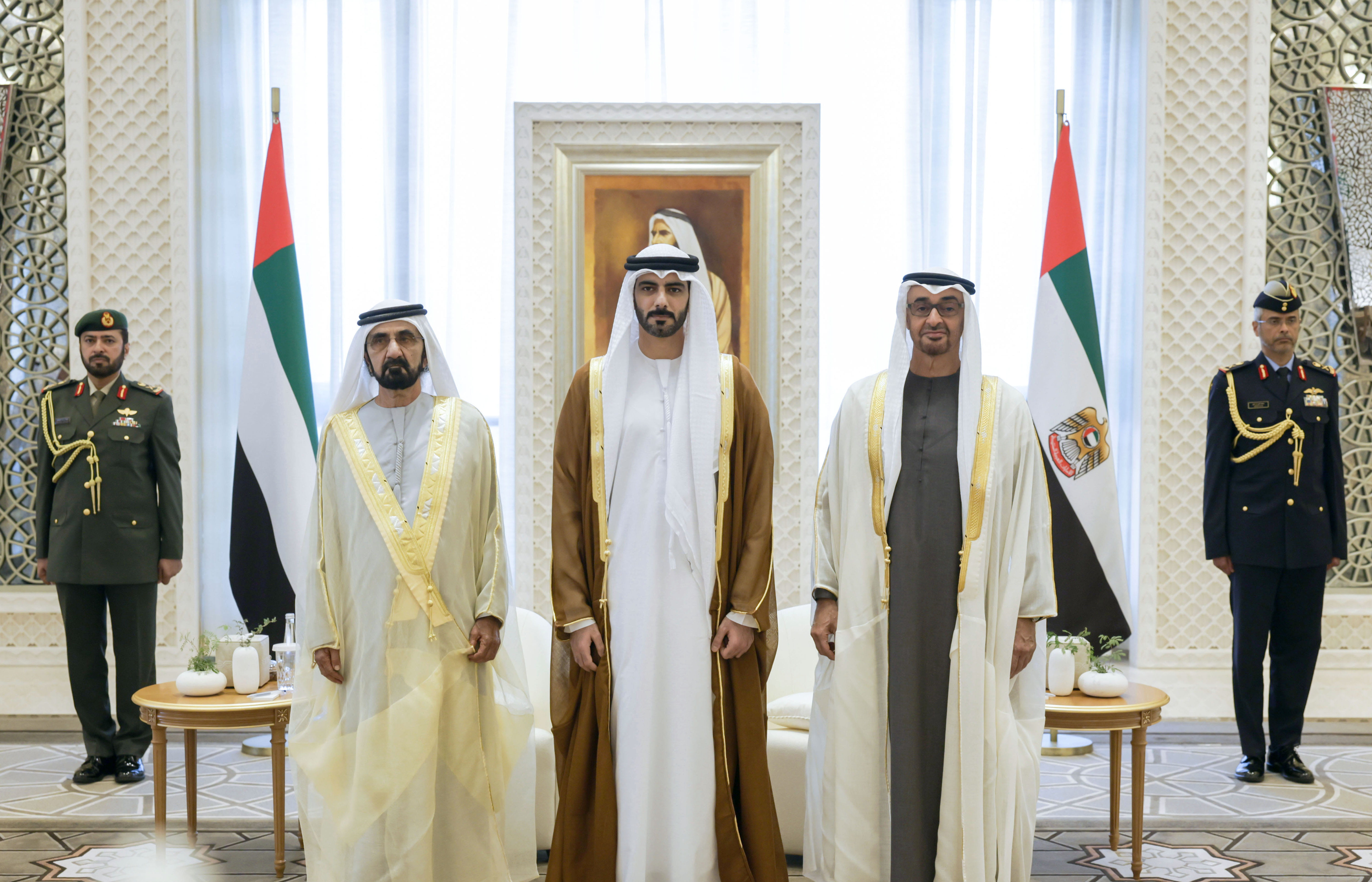 Newly appointed ministers sworn-in before UAE President and VP