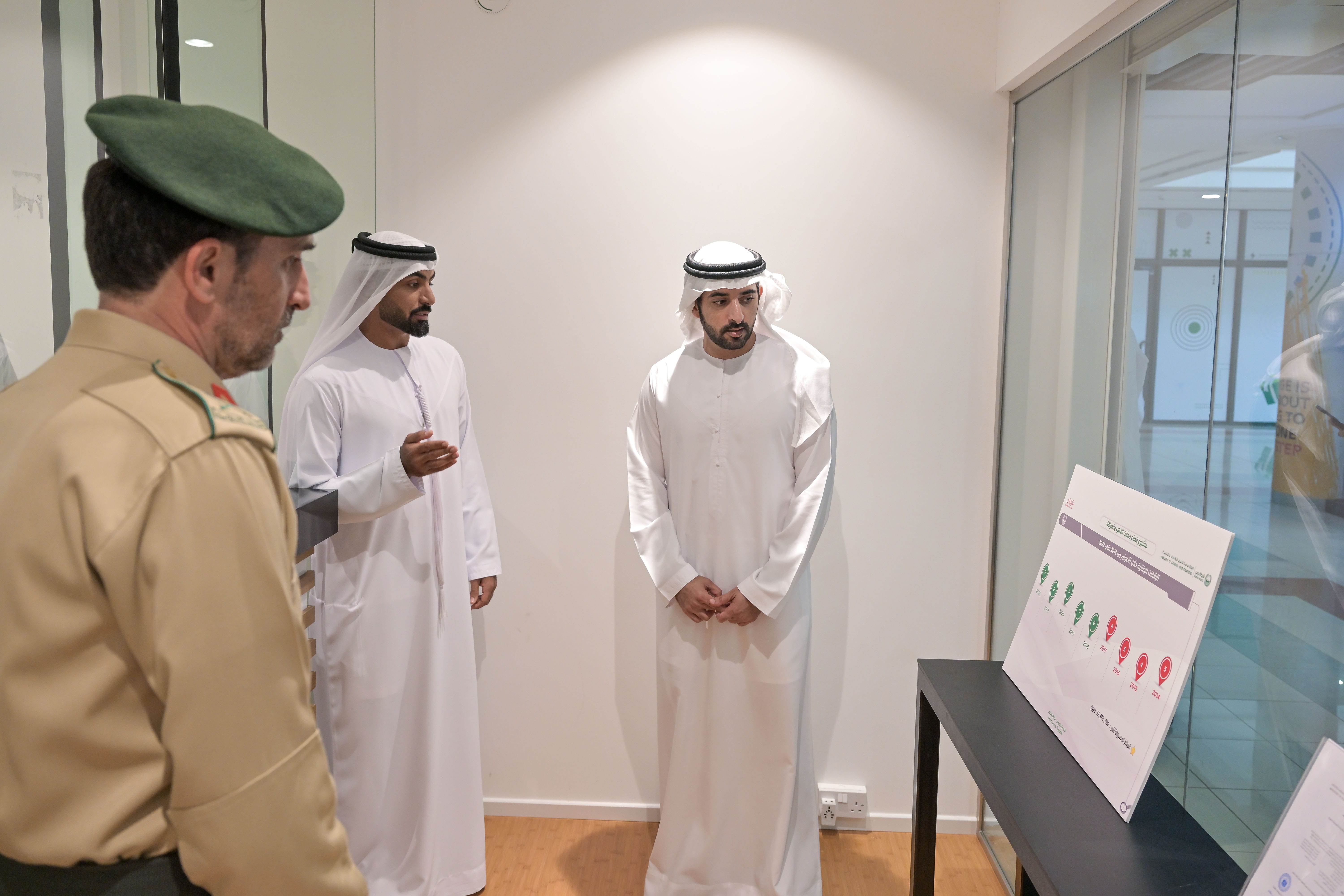 Hamdan bin Mohammed visits Dubai Police Officers Club