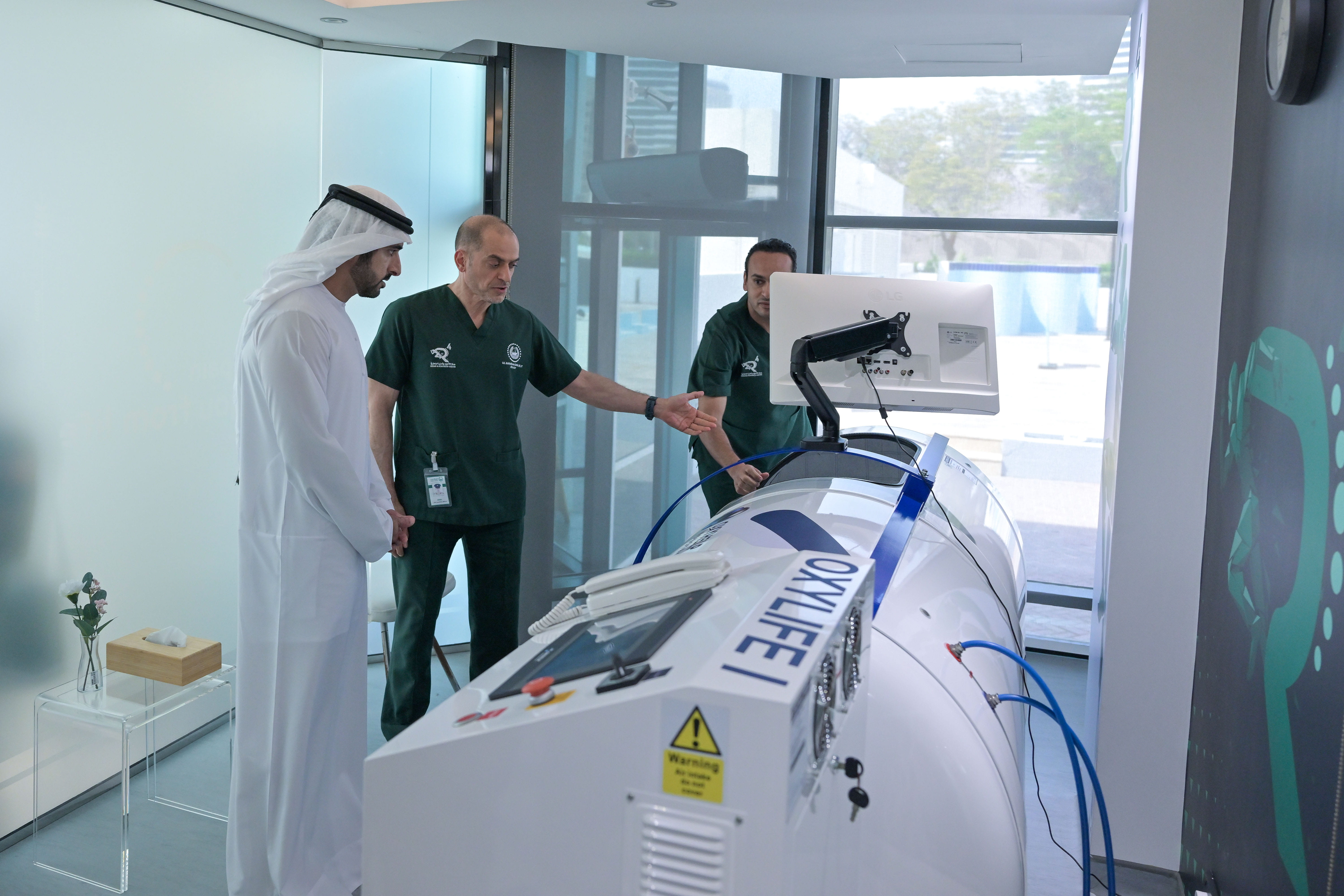 Hamdan bin Mohammed visits Dubai Police Officers Club