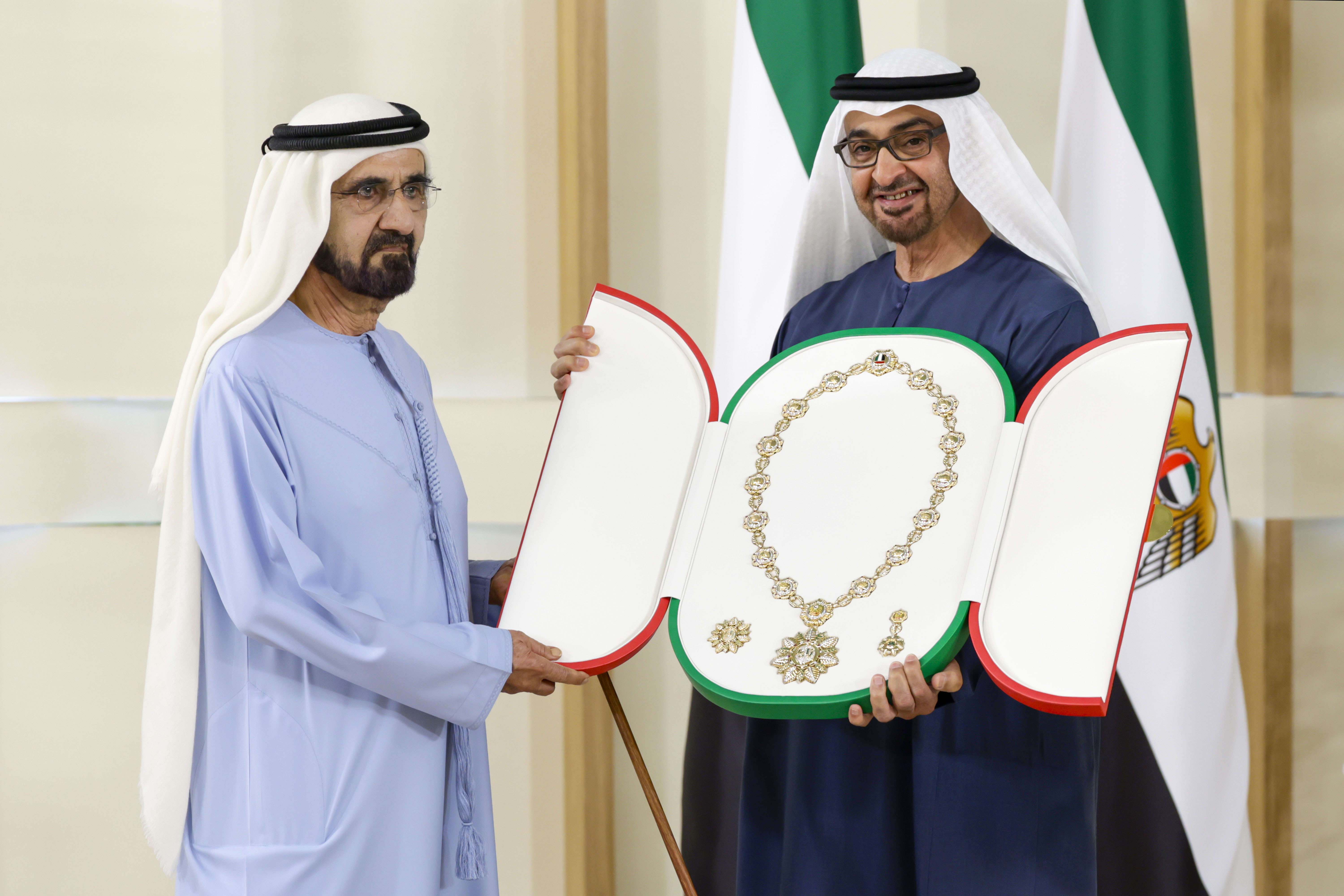 UAE President awards Mohammed bin Rashid and Mansour bin Zayed Order of ...