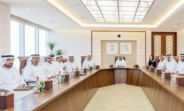 HH Sheikh Ahmad bin Saeed 27 DFZ Council Meetingh