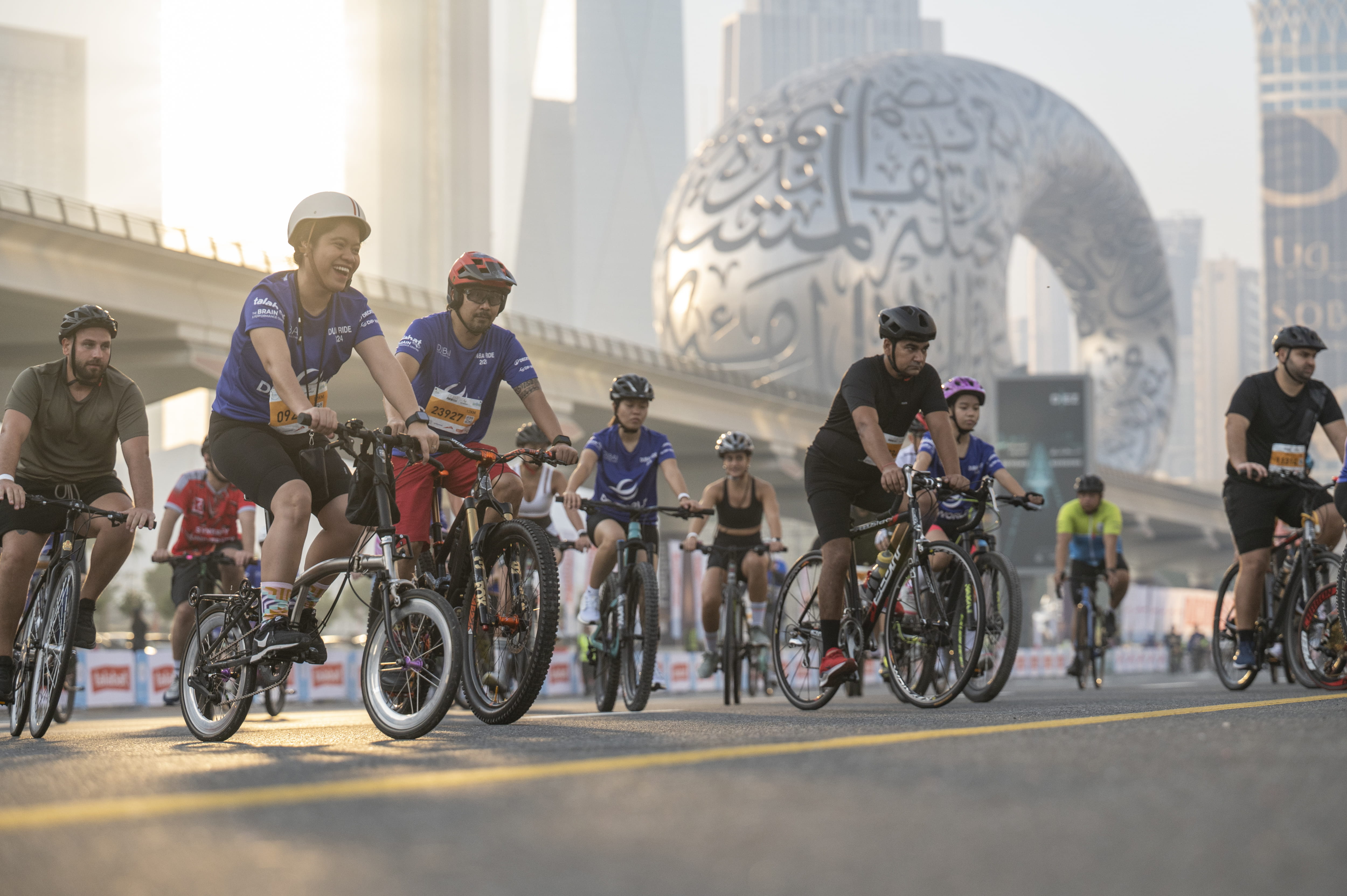 Dubai Ride 2024, presented by DP World, breaks records as thousands ...