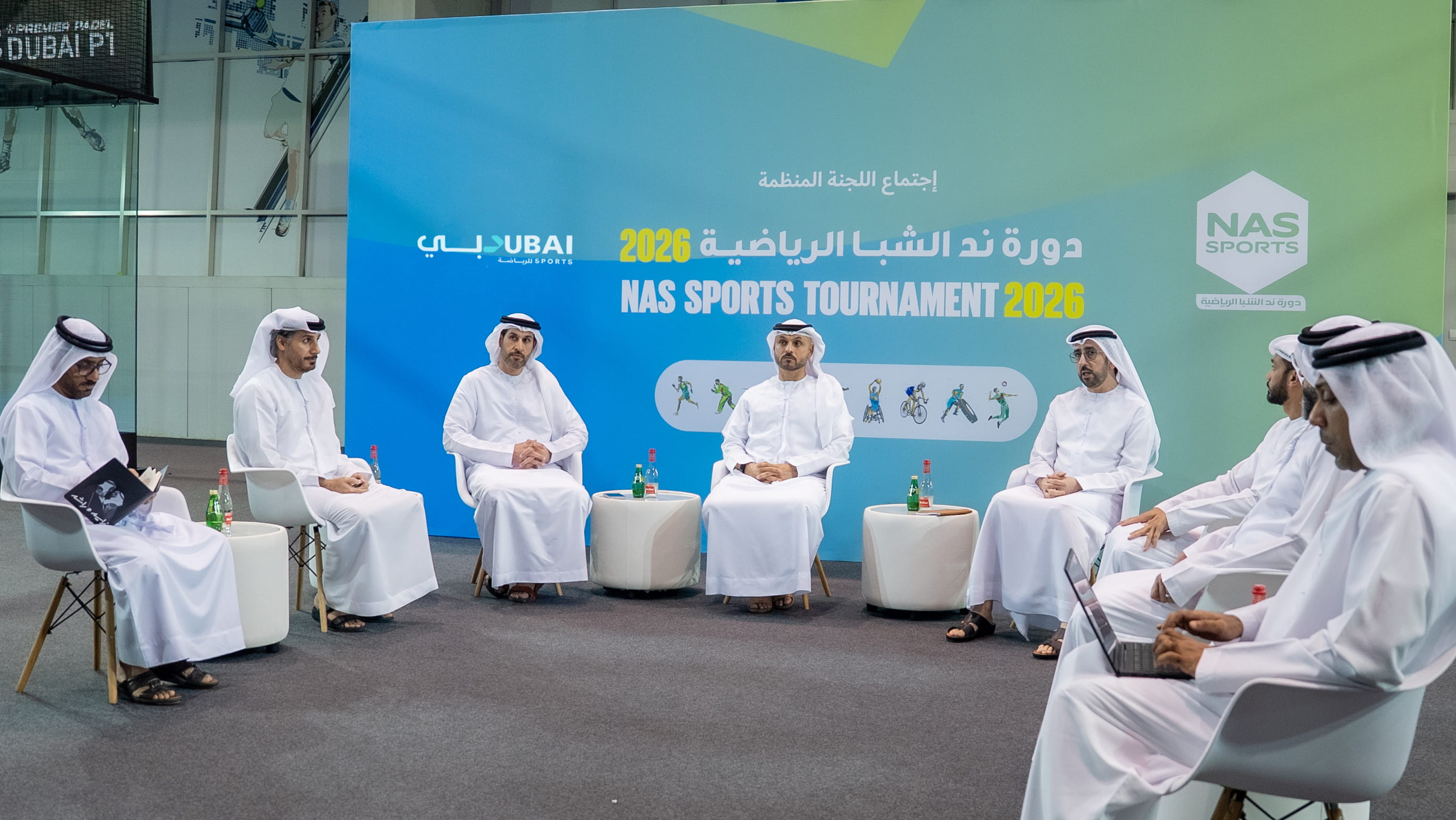 اللجنة المنظمة لدورة ند الشبا الرياضية تبحث استعدادات النسخة 13