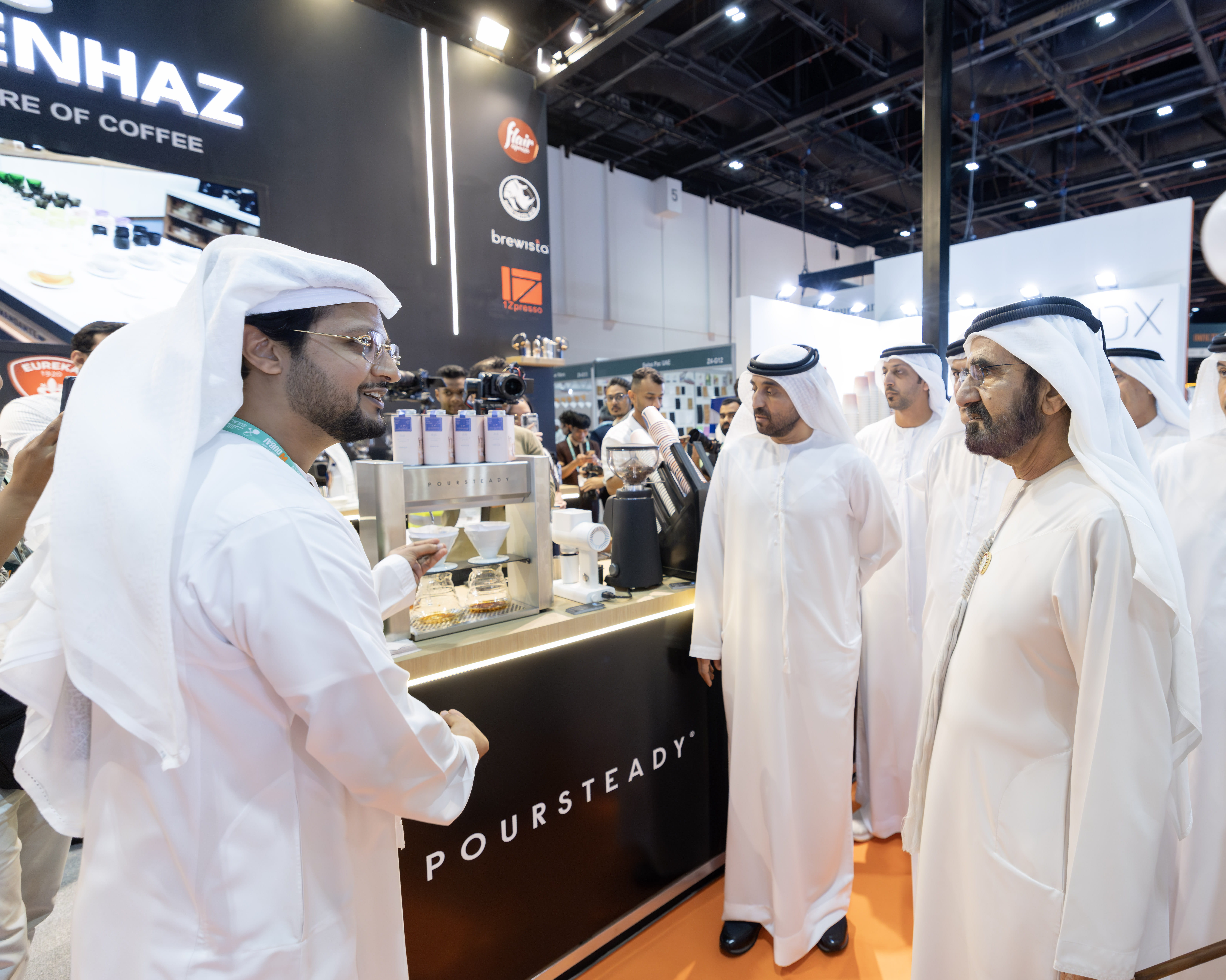 Bb Rashid Mohammed bin Rashid visits World of Coffee 2025 Dubai exhibition