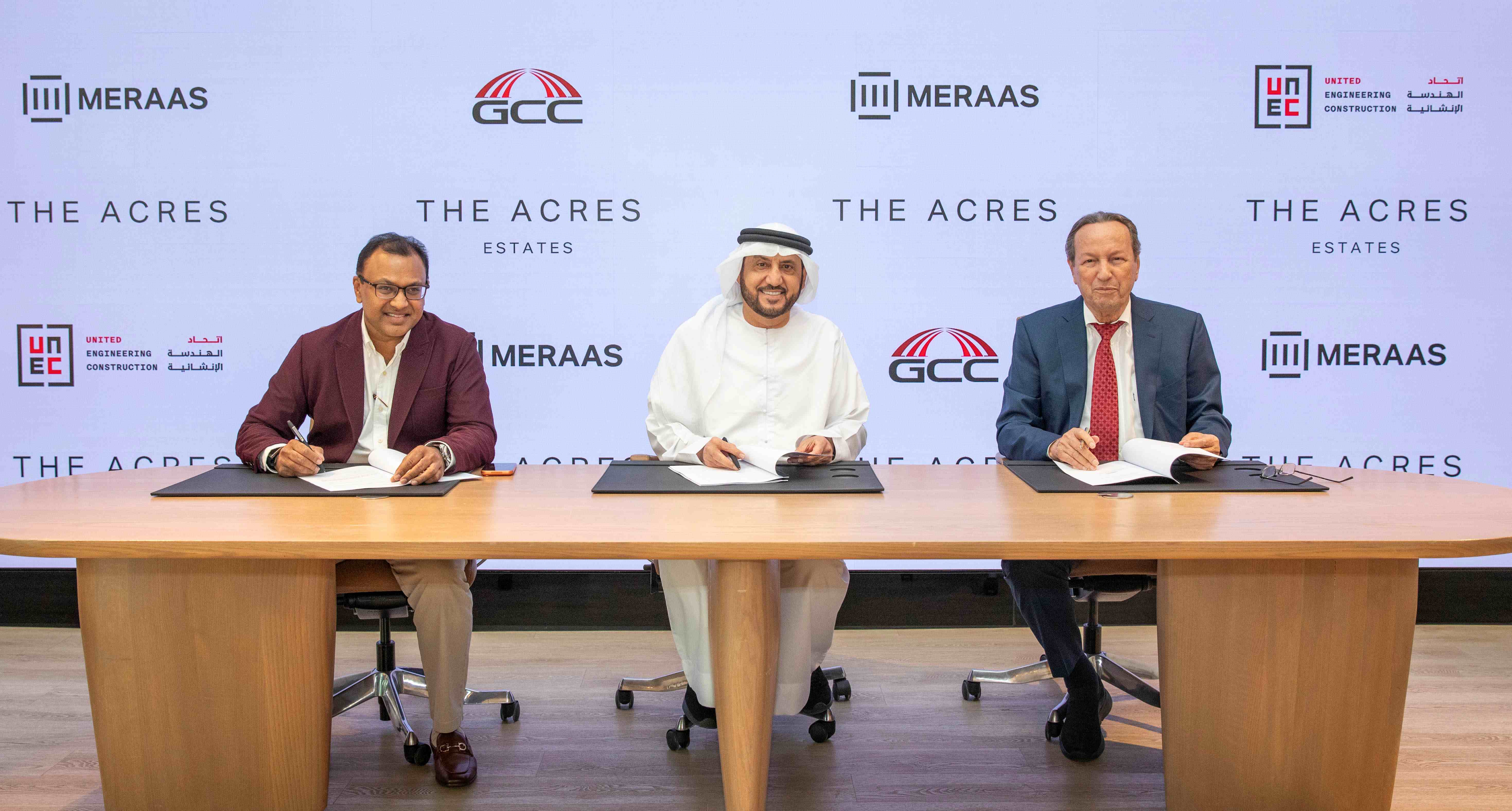 The Acres communities signing ceremony