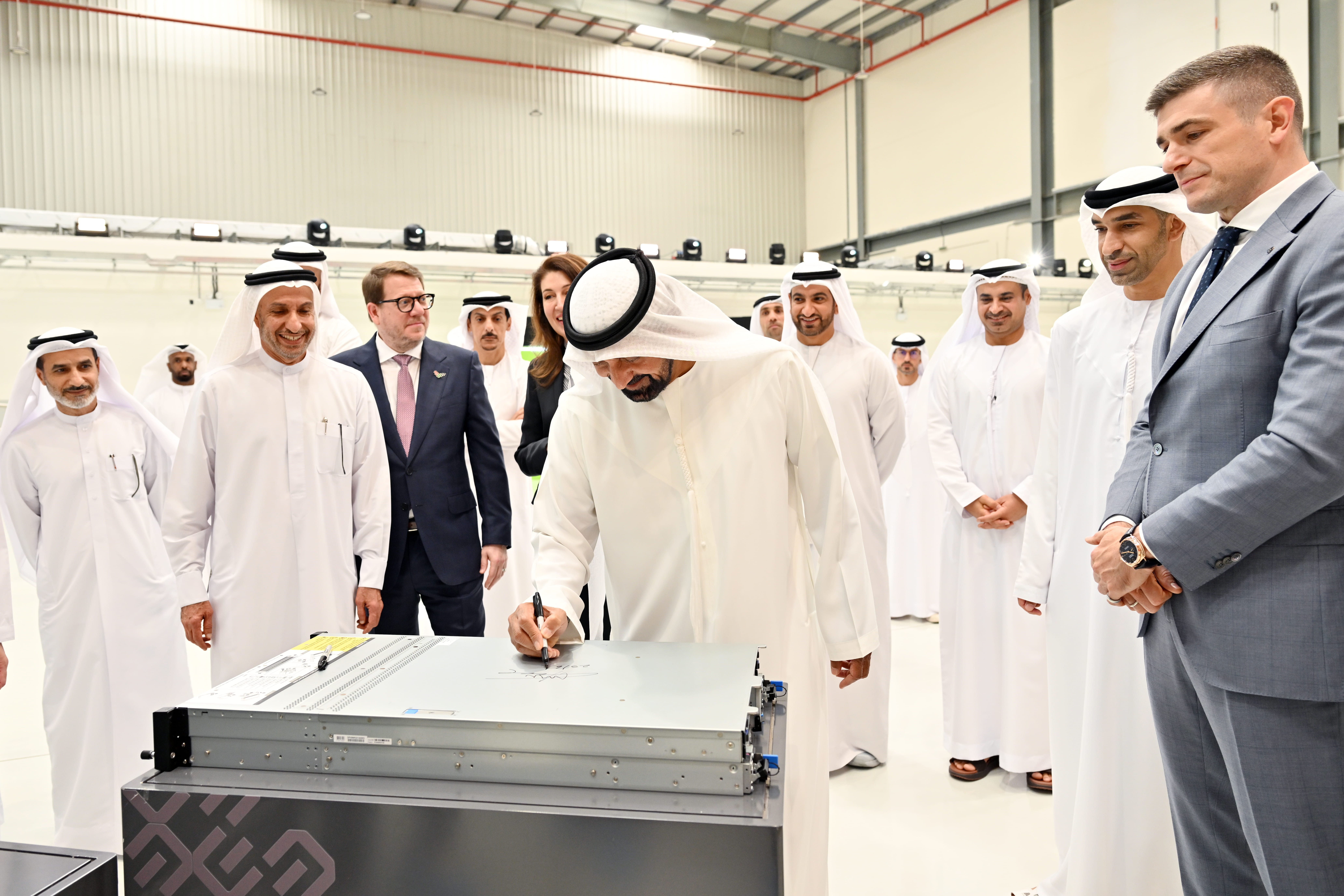 Ahmed bin Saeed at KERNO Enterprises manufacturing facility inauguration at Dubai Silicon Oasis